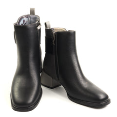Ghete dama piele naturala Orion 433 BLACK ID5635-BLK