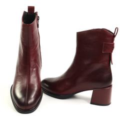 Fiore Fino Ghete dama piele naturala 2704025 bordo ID5637-BRD