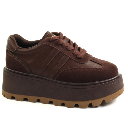 Feeling Pantofi dama piele naturala 2510 BROWN ID5645-BRN