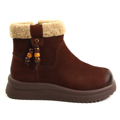 Feeling Ghete dama piele naturala 15201 BROWN ID5647-BRN