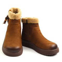 Feeling Ghete dama piele naturala 15201 kaki ID5647-KAKI