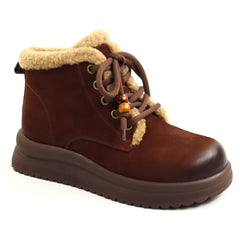 Feeling Ghete dama piele naturala 15208 BROWN ID5648-BRN