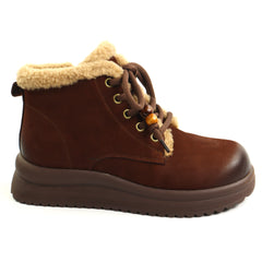 Feeling Ghete dama piele naturala 15208 BROWN ID5648-BRN