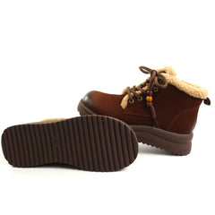 Feeling Ghete dama piele naturala 15208 BROWN ID5648-BRN