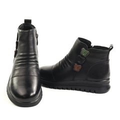 Feeling Ghete dama piele naturala 25921 BLACK ID5650-BLK