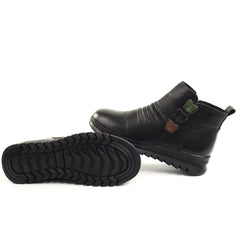 Feeling Ghete dama piele naturala 25921 BLACK ID5650-BLK