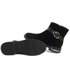 Feeling Ghete dama piele naturala 27 094 01 BLACK ID5662-BLK