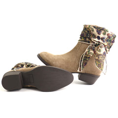 Anna Viotti Ghete dama piele naturala D115 66100 01R kaki ID5683-KAKI