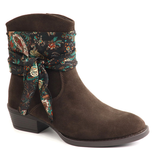 Anna Viotti Ghete dama piele naturala D115 66100 01R maro ID5683-MARO
