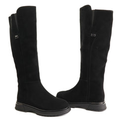 Anna Viotti Cizme dama piele naturala D123 J16 2FA2687 800 Y negru ID5686-NG