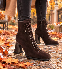 Anna Viotti Ghete dama piele naturala D122 W81 6H214 2 maro ID5687-MARO