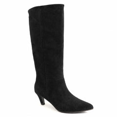 Anna Viotti Cizme dama piele naturala D115 X20257 10R KHAKI negru ID5689-NG