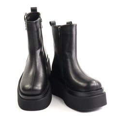 Anna Viotti Ghete dama piele naturala D122 A1381 K903 negru ID5690-NG