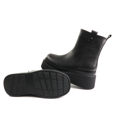 Anna Viotti Ghete dama piele naturala D122 A1381 K903 negru ID5690-NG