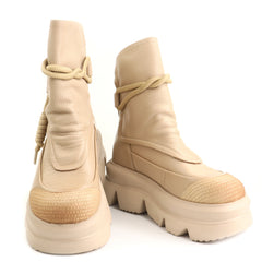 GRYXX Ghete dama piele naturala 119686B 03 N bej ID5701-BEJ