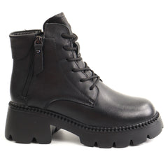 Formazione Ghete dama piele naturala 8099 2 BLACK ID5716-BLK