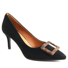 Epica Pantofi dama piele naturala 1JI90025A 01 I negru velur ID5721-NGV