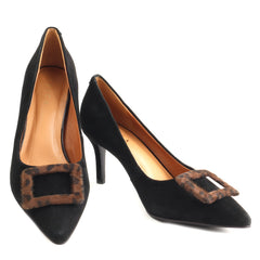 Epica Pantofi dama piele naturala 1JI90025A 01 I negru velur ID5721-NGV
