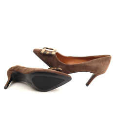 Epica Pantofi dama piele naturala 1JI90025B 02 I maro velur ID5722-MAROV