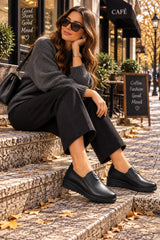 Pass Collection Pantofi dama piele naturala 1X490004A 01 N negru ID5740-NG