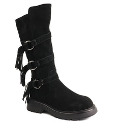 Karisma Cizma dama piele naturala 1MA90009A 01 I negru velur ID5771-NGV