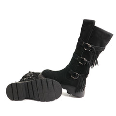 Karisma Cizma dama piele naturala 1MA90009A 01 I negru velur ID5771-NGV