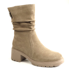 Karisma Ghete dama piele naturala H3DL70024B 14 I gri velur ID5773-GRIV
