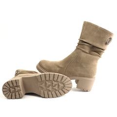 Karisma Ghete dama piele naturala H3DL70024B 14 I gri velur ID5773-GRIV