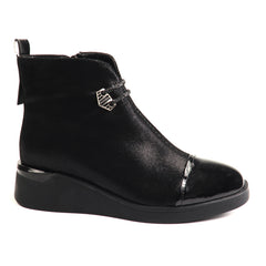 Epica Ghete dama piele naturala 1K370009 01 I negru velur ID5777-NGV