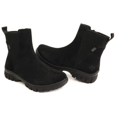 Rieker Ghete dama piele naturala Z7269 00 negru velur ID5796-NGV