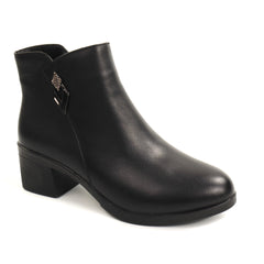Anna Viotti Ghete dama piele naturala D111 1E02580 6 negru ID5807-NG