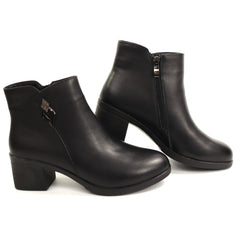 Anna Viotti Ghete dama piele naturala D111 1E02580 6 negru ID5807-NG