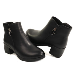 Anna Viotti Ghete dama piele naturala D111 1E02580 6 negru ID5807-NG