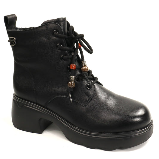 Anna Viotti Ghete dama piele naturala D111 5F83907 1 negru ID5808-NG
