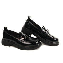 Anna Viotti Pantofi dama piele naturala D111 5205 negru lac ID5811-NGL