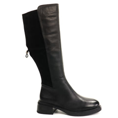 Anna Viotti Cizme dama piele naturala D125 5J254 B02 negru ID5816-NG