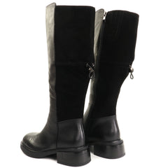 Anna Viotti Cizme dama piele naturala D125 5J254 B02 negru ID5816-NG