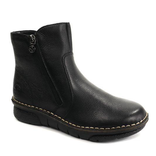 Rieker Ghete dama piele naturala 73365 00 negru ID5818-NG