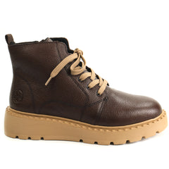 Rieker Ghete dama piele naturala 70405 25 maro ID5823-MARO