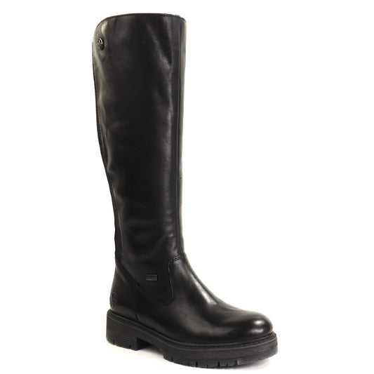 Rieker Cizme dama piele naturala 75850 00 negru ID5824-NG