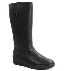 Rieker Cizme dama piele naturala si piele ecologica Y4470 01 negru ID5826-NG