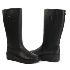 Rieker Cizme dama piele naturala si piele ecologica Y4470 01 negru ID5826-NG