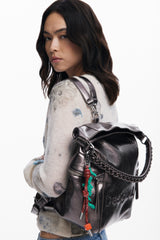 Desigual Geanta dama dark silver 25WAKP28 MD4293