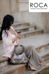 Desigual Geanta dama dark silver 25WAXPAS MD4294