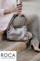 Desigual Geanta dama dark silver 25WAXPAS MD4294