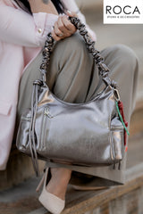 Desigual Geanta dama dark silver 25WAXPAS MD4294