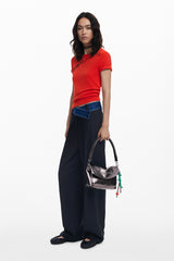 Desigual Geanta dama dark silver 25WAXPAQ MD4296