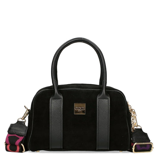 EGO Geanta dama piele velur naturala negru ES0287IN 330025JZ MD4420