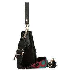 EGO Geanta dama piele velur naturala negru ES0277IS 010025JZ MD4422