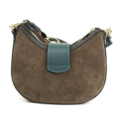 EGO Geanta dama piele intoarsa naturala taupe ES0277IS 010025JZ MD4423